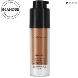 BareMinerals Golden Dark 25 ORIGINAL LIQUID MINERAL FOUNDATION SPF 20 NIB